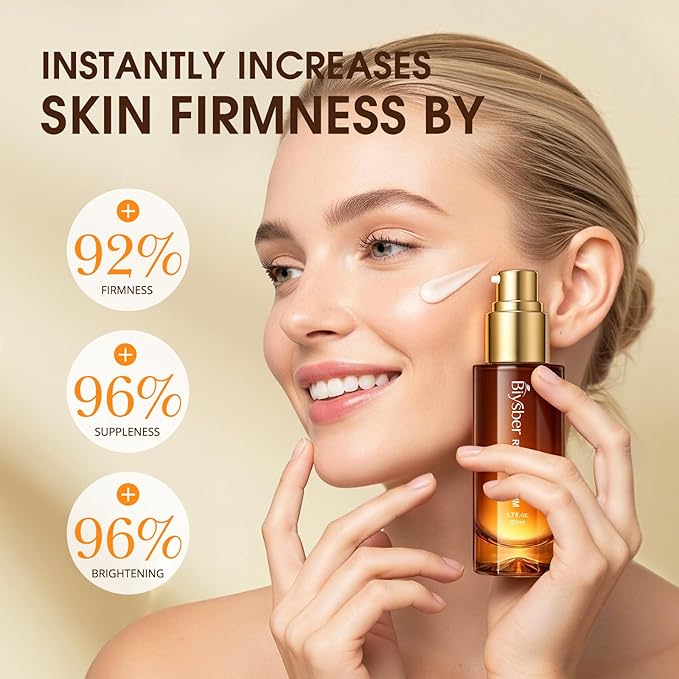 Retinol Collagen Serum for Face: Anti Aging & Anti Wrinkle Repair Peptide Serum with Boost Hydration Formula - Day/Night Facial Firming Neck Plump Skin Care for Women/Men (1.70 Fl Oz)