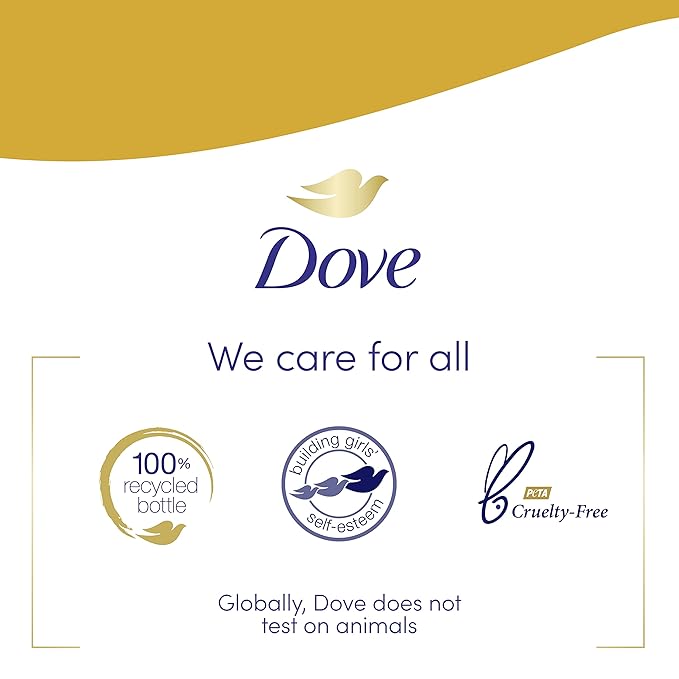 Dove Glowing Body Wash For Revitalized, Refreshed Skin Mango Butter and Almond Butter Cleanser That Effectively Washes Away Bacteria While Nourishing Your Skin 22 oz 4 Count