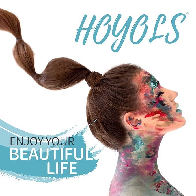 HOYOLS 1500 Pcs Brown Elastic Hair Bands – Small TPU Rubber Bands for Girls & Women, No Damage Hair Ties, Stretchy Ponytail Holders for Fine, Thin to Medium Hair (Brown)