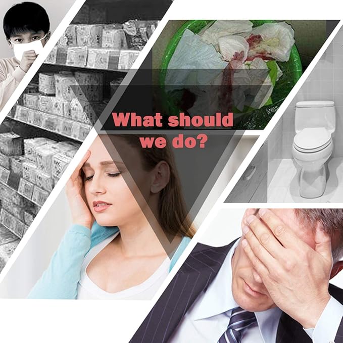 Sanitary Napkin Disposal Bags, 400 PCS Personal Disposal Bags for Women Trash Bags with Handle for Feminine Hygiene Product - Black