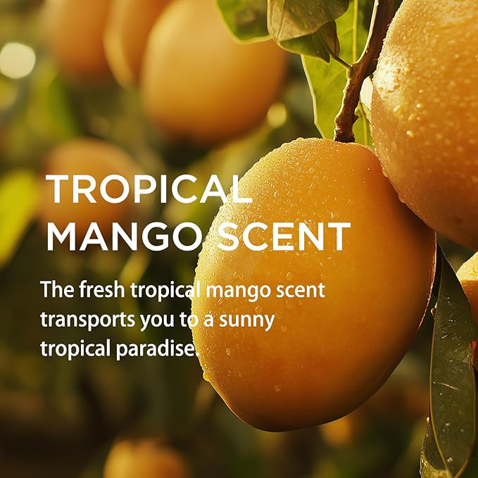 Princess Belle Mango Whipped Shea Body Butter, Body Moisturizer for Dry Skin, Smell Goods for Women, Leaves Skin Feeling Moisturized and Soft-200ml(6.8 floz)