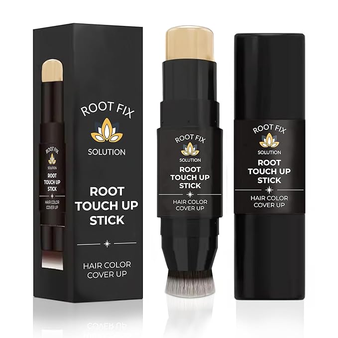 Root Touch Up Hair Color Stick for Gray Coverage - Instant Bald Spot Concealer Stick for Grays and Roots - Professional Salon Quality Hair Cover Up Hair Products for Women/Men (Golden)