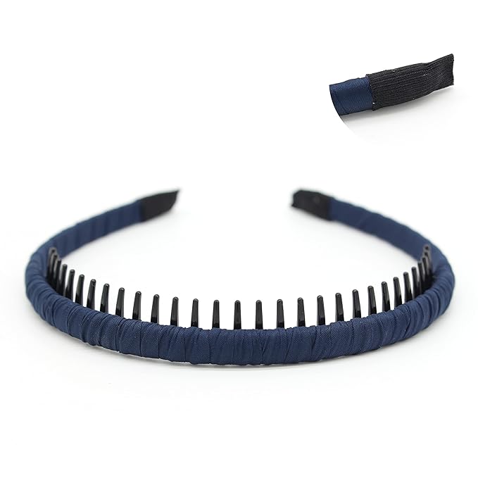 Women's Fashion Headbands teeth comb hair bands Comfy hair accessories Non-slip hair hoop(4 Colors)