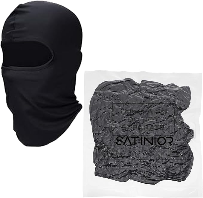 SATINIOR 6 Pcs Ski Mask Cover Balaclava Full Face Mask Summer Face Cover UV Windproof Balaclava for Men Women Outdoor Sports