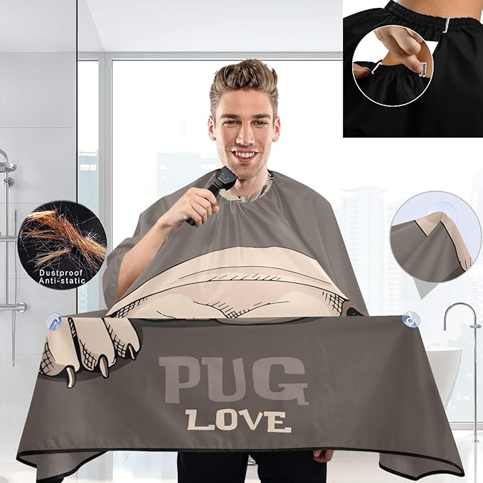 visesunny Professional Barber Cape Polyester Hair Cutting Salon Cape Apron Anti-Static Beard Bib