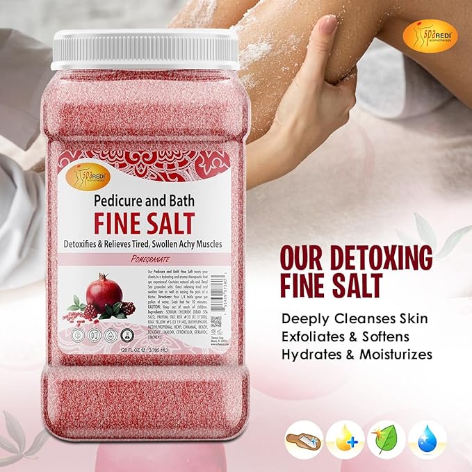 SPA REDI Professional Body Scrub - 2-in-1 Exfoliating & Moisturizing Suspension to Exfoliate & Hydrate in One Scoop for Deep Hydration and a Premium Client Experience 128 Oz