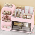 Large Capacity Makeup Organizer Countertop with Makeup Brush Holder for Vanity, Thickened Material, Bathroom Countertop Organizer Skin Care Perfumes Storage, Teen Girl Gifts for 13-25 Year