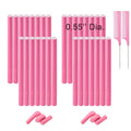 Flexible Curling Rods, 30Pcs Twist Foam Rollers for Long and Short Hair, No Heat Bendy Curlers, Pink