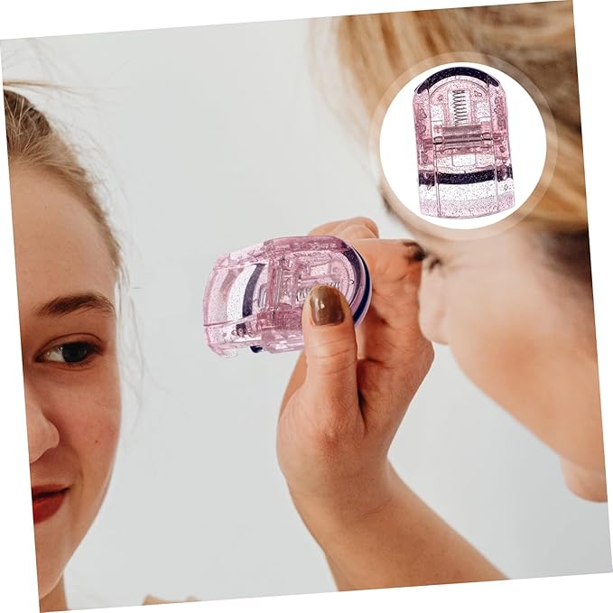 Portable Eyelash Curler Replacement Silicone Pads 2-Piece Set Small Size Sturdy Design for Women for Makeup and Eyelash Styling