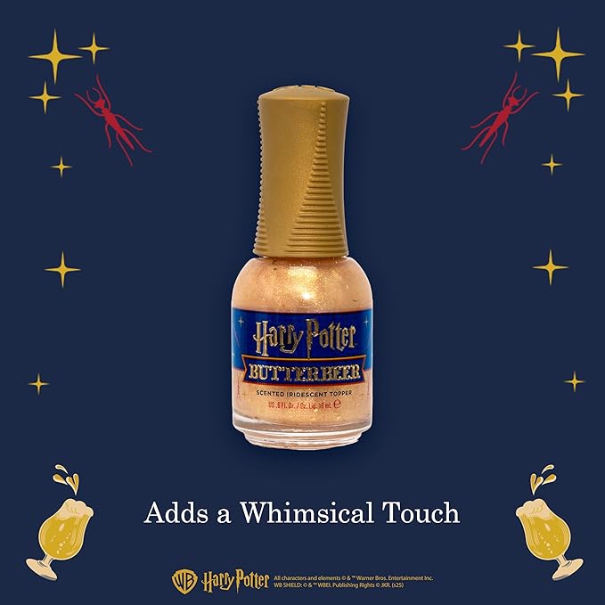 Orly X HARRY POTTER™ BUTTERBEER™ Nail Care Collection (Iridescent Topper)