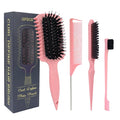 Curl Defining Brush, Curly Hair Brush Products for Effortlessly Detangling Shaping and Styling Women's Men's Curls on All Wet or Dry Hair Types, Reduces Frizz
