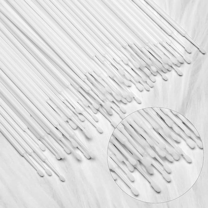 Akstore 600 PCS Disposable Micro Applicators Brush Eyelash Extension (White)
