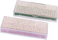 Shiny Eyelash Storage Case Set 2pcs Rhinestone Lash Containers Stylish Convenient