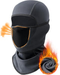 Balaclava Face Ski Mask with Movable Deisgn for Men Women-Fleece Winter Face Covering for Cold Weather Skiing Outdoor Work