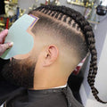 Multi-Purpose Hairline Filler Design, Beard Shaping Tool, Hairline Enhancement Card Beard Thickening Optimization Plate Airbrush Gun Spacer Airbrush Blocker Barber Styling Design Card
