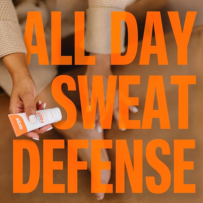 Carpe Sweat Absorbing Foot Lotion, A Dermatologist-Recommended Solution to Stop Sweaty, Smelly feet, Helps Prevent blisters, Great for hyperhidrosis (Pack of Two)