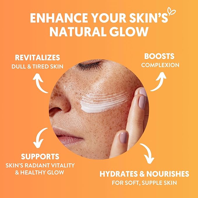 By Nature Vitamin C + Collagen Face Serum - Restore and Energize Tired Skin with Vitamin C, Plumping Collagen, Plus Texture Enhancing Turmeric - Premium Skin Care Serum for Face - 3fl. oz.