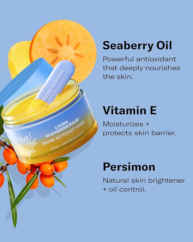 Then I Met You Purify & Plump Duo, Travel Size Korean Skincare Set with Living Cleansing Balm & Bong² Bounce Cream, Makeup Remover + Hydrating Gel-Cream for Smooth Radiant Skin & Barrier Repair