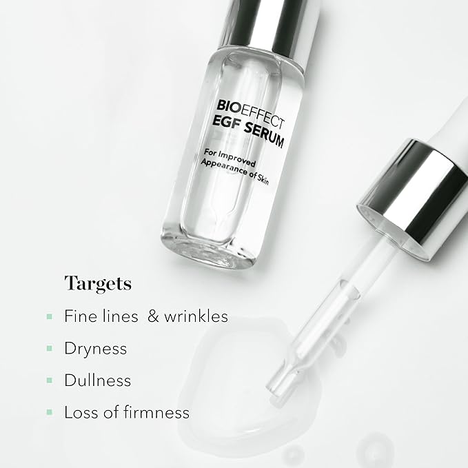 BIOEFFECT EGF Serum | Epidermal Growth Factor + Hyaluronic Acid | Age-Defying Face Treatment for Fine Lines & Wrinkles, Hydration & Firmness, 20 mL / 0.68 oz