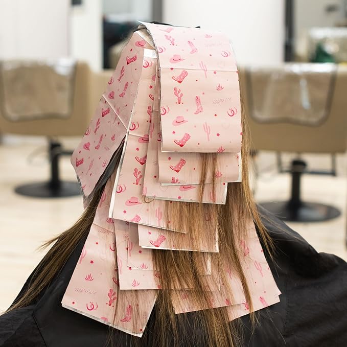 FRAMAR Howdy Hair Foil – Hair Foils For Highlighting, Pop Up Foil For Hair Highlighting, Salon Foils For Hair Highlighting Kit, Long Hair Foils For Bleach, Salon Foils For Hair Stylist – 500