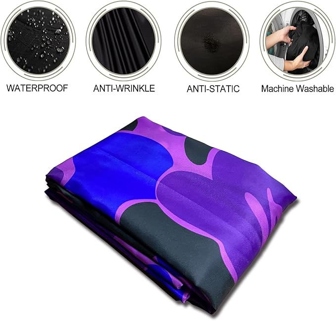 Barber Cape for Men Professional Hair Cutting Salon Cape with Snaps Waterproof Hairdressing Styling Cape- 63”× 56”