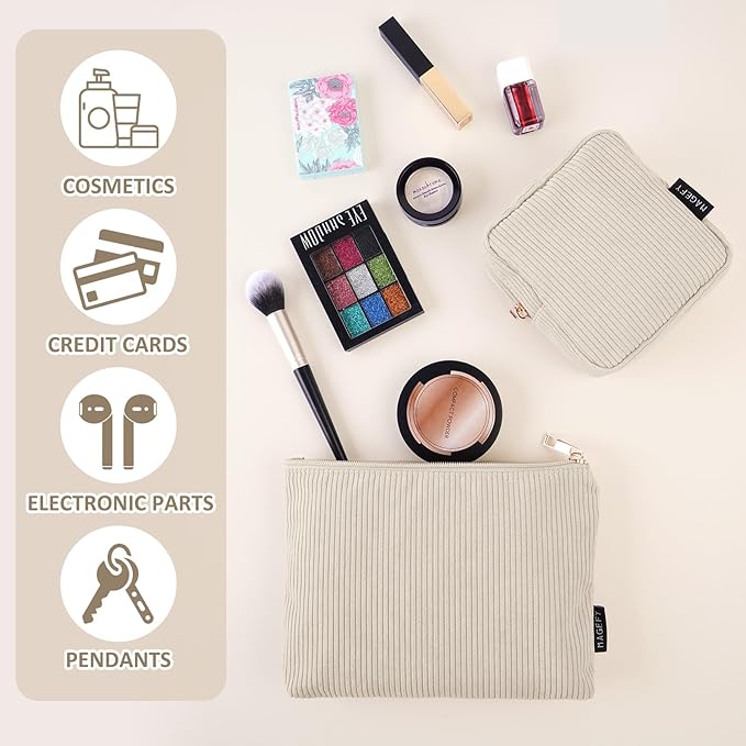 MAGEFY Makeup Bag Small Cosmetic Bag for Women