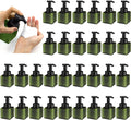 8.5 oz Foaming Soap Dispenser Plastic Foaming Pump Bottle, Refillable Dispenser with Plastic Pump, Empty Hand Bottles for Liquid Soap, Shampoo, Bathroom,Hotel,Restaurant (30, Green)
