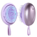 Electric Scalp Massager – Rechargeable Head Massager with Anion Technology, Portable Anti-Frizz Scalp Tool, Scalp Massager Gift for Men & Women(Purple)