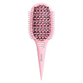 Conair Curl Define Pro Hair Brush for Curly Hair, For Longer Hair with Tight Curls, Dual Vents with Continuous Grooves, Mixed Bristles for Frizz-Free Detangling, Smoothing, and Curl Definition