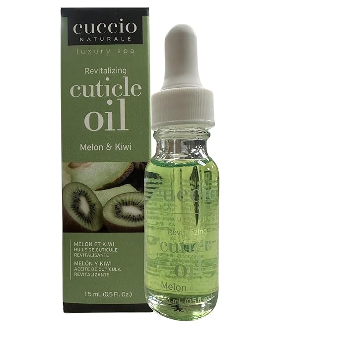 Cuccio Naturale Melon & Kiwi Revitalizing Cuticle Oil – Nourishing Treatment for Dry, Cracked Cuticles & Brittle Nails, 0.50 Fluid Ounce