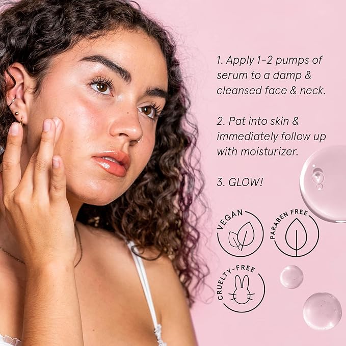 grace & stella Award Winning Hyaluronic Acid Serum (10ml/0.34 fl oz) Hyaluronic Acid Serum for Face - Acido Hialuronico Face Serums for Women - Hydrating, Remove Fine Lines, Wrinkles - Anti Aging