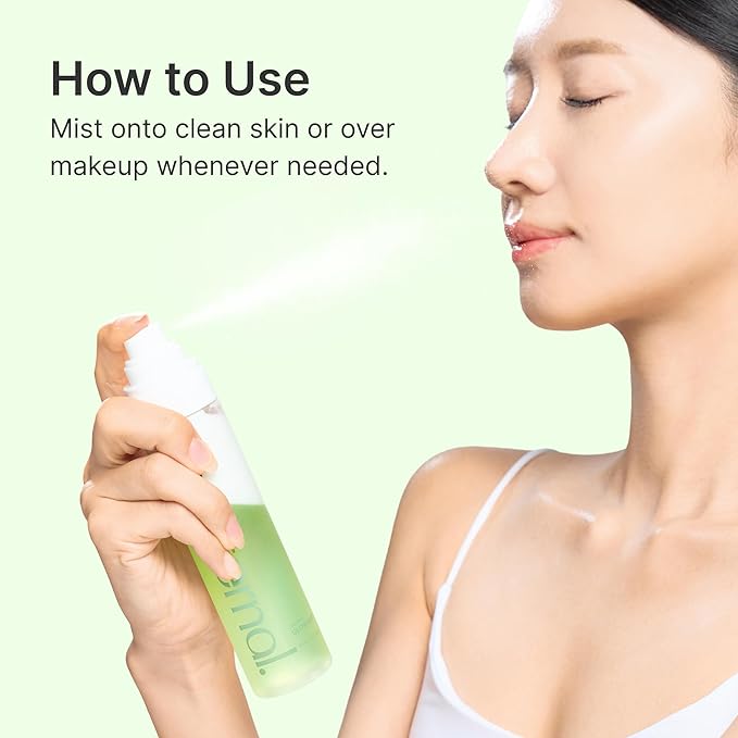 Instant Glow Mist, Hydrating Lightweight Korean Face Mist with Algae 11, Niacinamide and Turmeric root, Moisturizing Spray for Dewy, Glass Skin, For Dry or Sensitive Skin, 120ml / 4.0 fl.oz.