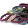50PCS Large Hair Ties, Thick Cotton Seamless Hair Ties, Hair Elastic Ponytail Holders, No Damage for Thick Heavy Hair, 2 Inch in Diameter, 5 Colors