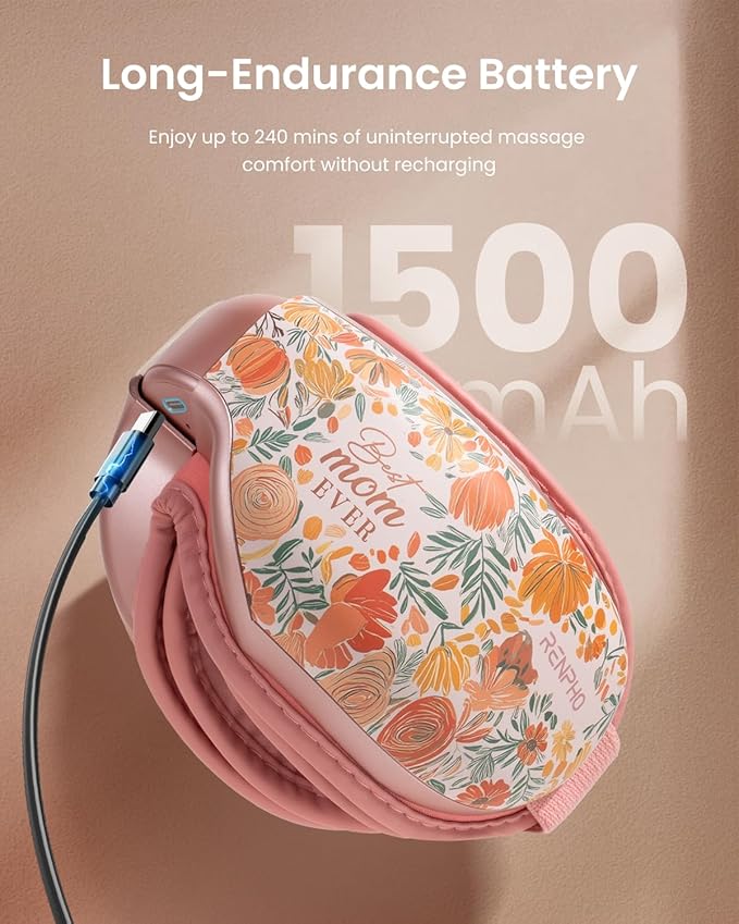 RENPHO Mothers Day Gifts for Mom, Eye Massager with Heat Birthday Gifts for Dad Women Men Her Him Eye Mask for Migraines, Eye Care, Migraine Relief Eyeris 1