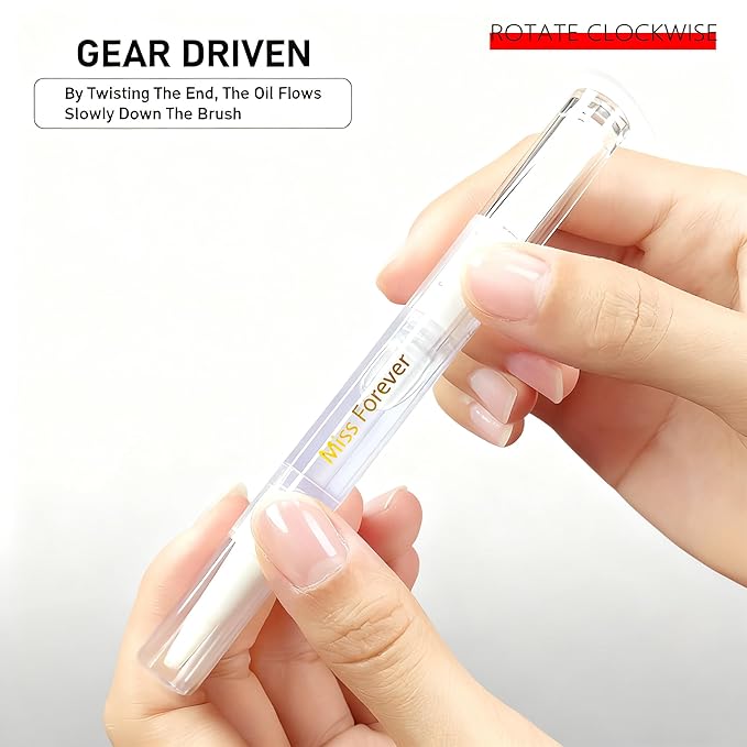 Cuticle Oil Pens - Light Scents Nail Oil Pen for Growth and Strength, Nail Care Mini Vitamins Oil Set with Natural Ingredients, Cutical Repair Bulk for Women Manicure (3 Random Scents)