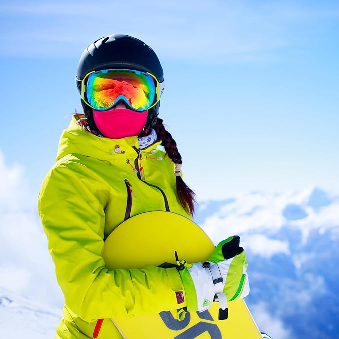Balaclava Ski Mask for Adult, Full Face Mask Winter Fleece Thermal Cold Weather Outdoors Cover for Men Women 2 Packs