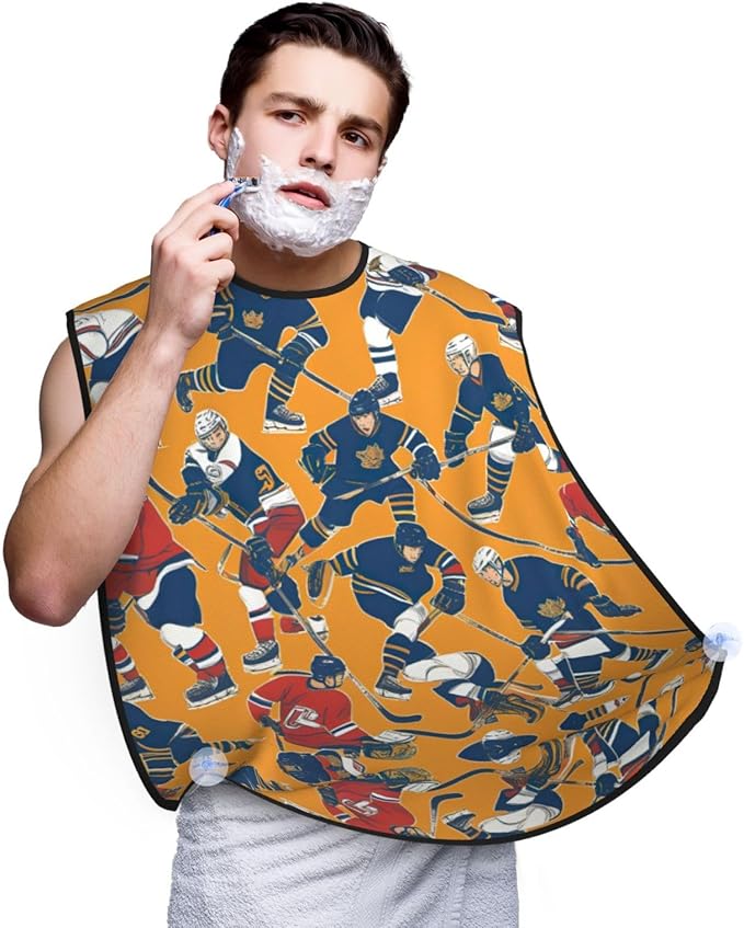 Maryland Flag Print Beard Bib Shaving Apron, Beard Hair Trimming Cape Gift For Dad