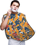 Maryland Flag Print Beard Bib Shaving Apron, Beard Hair Trimming Cape Gift For Dad