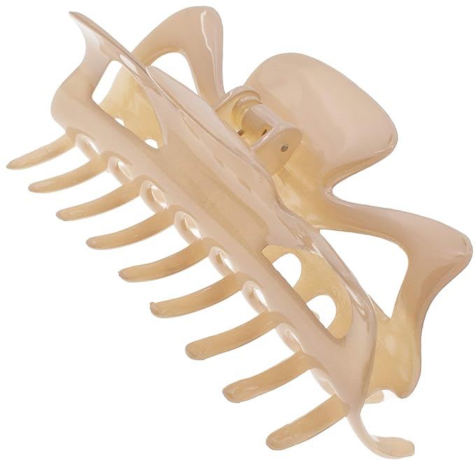 Camila Paris CP3049 French Large Hair Clips for Women Thick Hair for Long Curly Wavy Hair, Girls Hair Claw Clip, Durable Styling Big Claw Clip for Thick Hair, Strong Hold No Slip Grip, Made in France