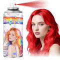 Red Temporary Hair Color Spray for Women- Washable Root Touch Up Hair Dye, Non-Sticky Hair Wax for Christmas,Parties (120ML, Red)