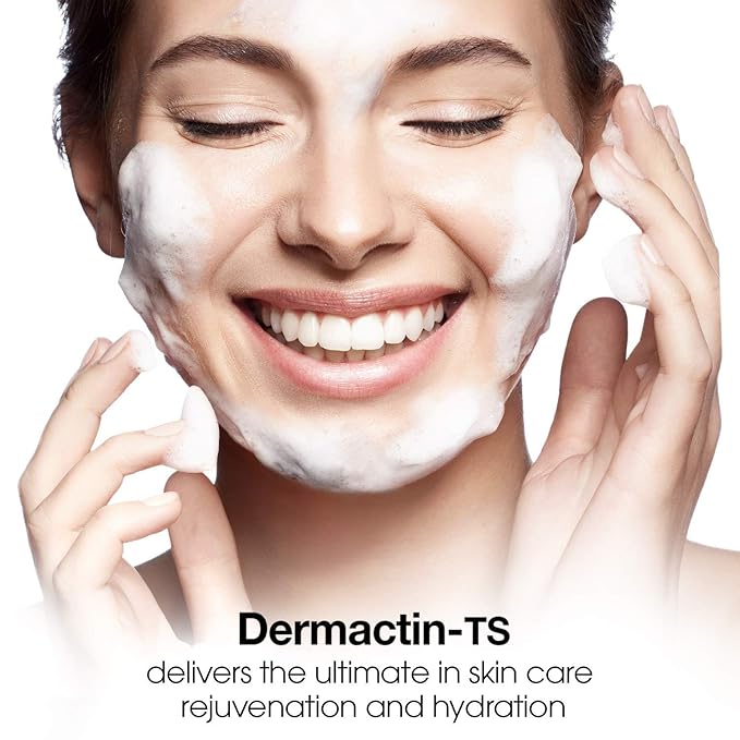 Dermactin Crepe Be Gone Firming & Smoothing Skin Regimen 4-PC Set - Includes Skin Firming Neck Cream, Hydrating Skin Firming Soufle, Exfoliating Body Polish & Collagen Chin Mask