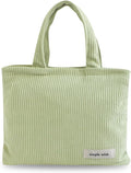 Wudygirl Makeup Bag Travel Cosmetic Bag for Women Small Makeup Pouch with Handle Zipper Cosmetic Pouch Handbag Aesthetic (Light Green)
