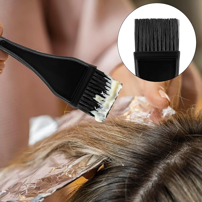 Hair Dye Brush, 3 Pcs Hair Color Brush, Color Brushes for Hairstylist, HairColor Applicator Brush-Set for Salon Use Home DIY Dyeing