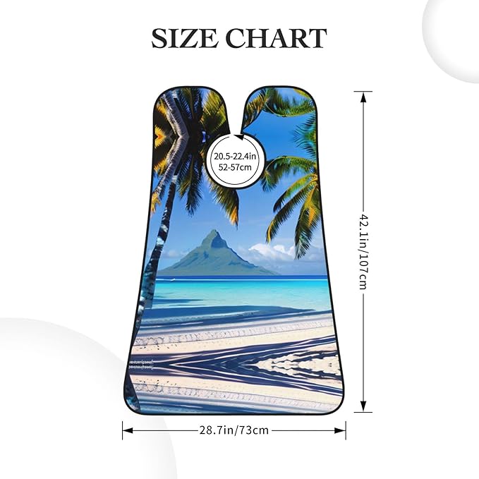 Tropical Fruit Pineapple Print Beard Bib Shaving Apron, Beard Hair Trimming Cape Gift For Dad