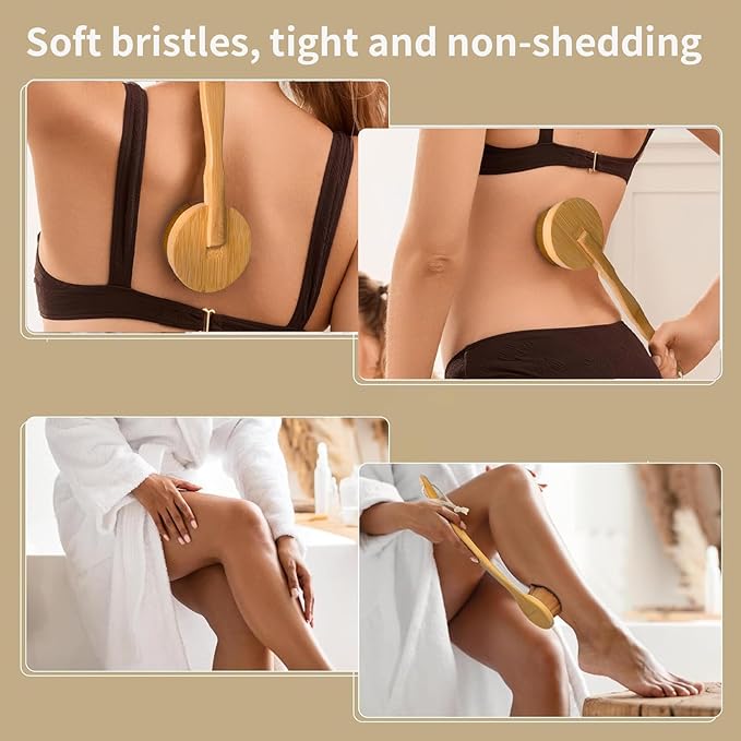 Self-Tan Back Applicator, Back Brush For Applying Self-Tan, Long Handle For Controlled Sunless Tanning, Eco Friendly Back Tanning Applicator, Vegan, & Cruelty Free, 1 Count
