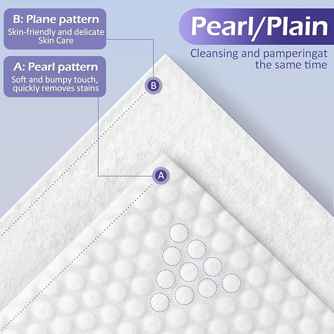Disposable Face Towel 200 Count, Face Towels, Soft Cotton Dry Wipes Facial Cloths Towelettes for Washing and Drying, Facial Tissue for Cleansing, Skincare and Makeup Remover