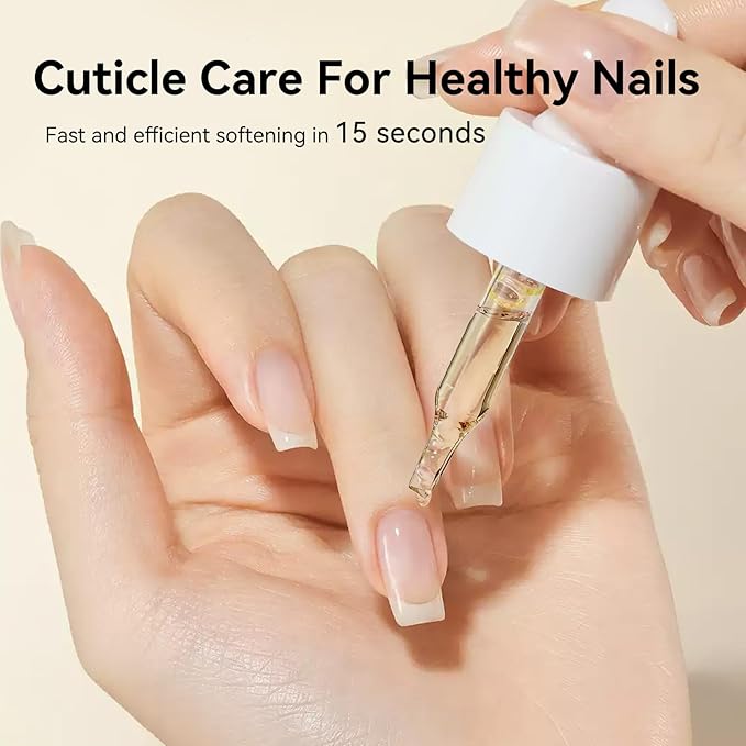 Born Pretty Cuticle Remover,20ML Professional Cuticle Softener & Remover for Hand,Foot & Nail Care,Nourishing & Moisturizing Dry Cuticles,Salon Quality Manicure & Pedicure Supplies
