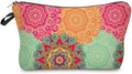 Deanfun Cosmetic Bag for Women, Mandala Flowers Waterproof Makeup Bags Roomy Toiletry Pouch Travel Accessories Gifts (51560)