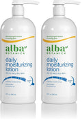 Alba Botanica Daily Moisturizing Lotion,Dry to Very Dry Skin,with Shea Butter and Coconut Oil,32 Oz (Packaging May Vary),(Pack of 2)