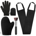 5 Pack Self Tanning Mitt Applicator Kit - Face Tan Mitt, Back Lotion Applicator, Exfoliating Glove, Tanning Brush，Mini Tanner Mitt